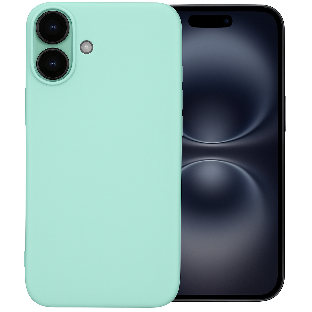 Mint Simple Silicone phone case