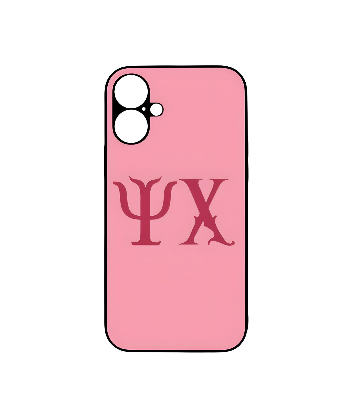 Ψ.Χ. Pink phone case