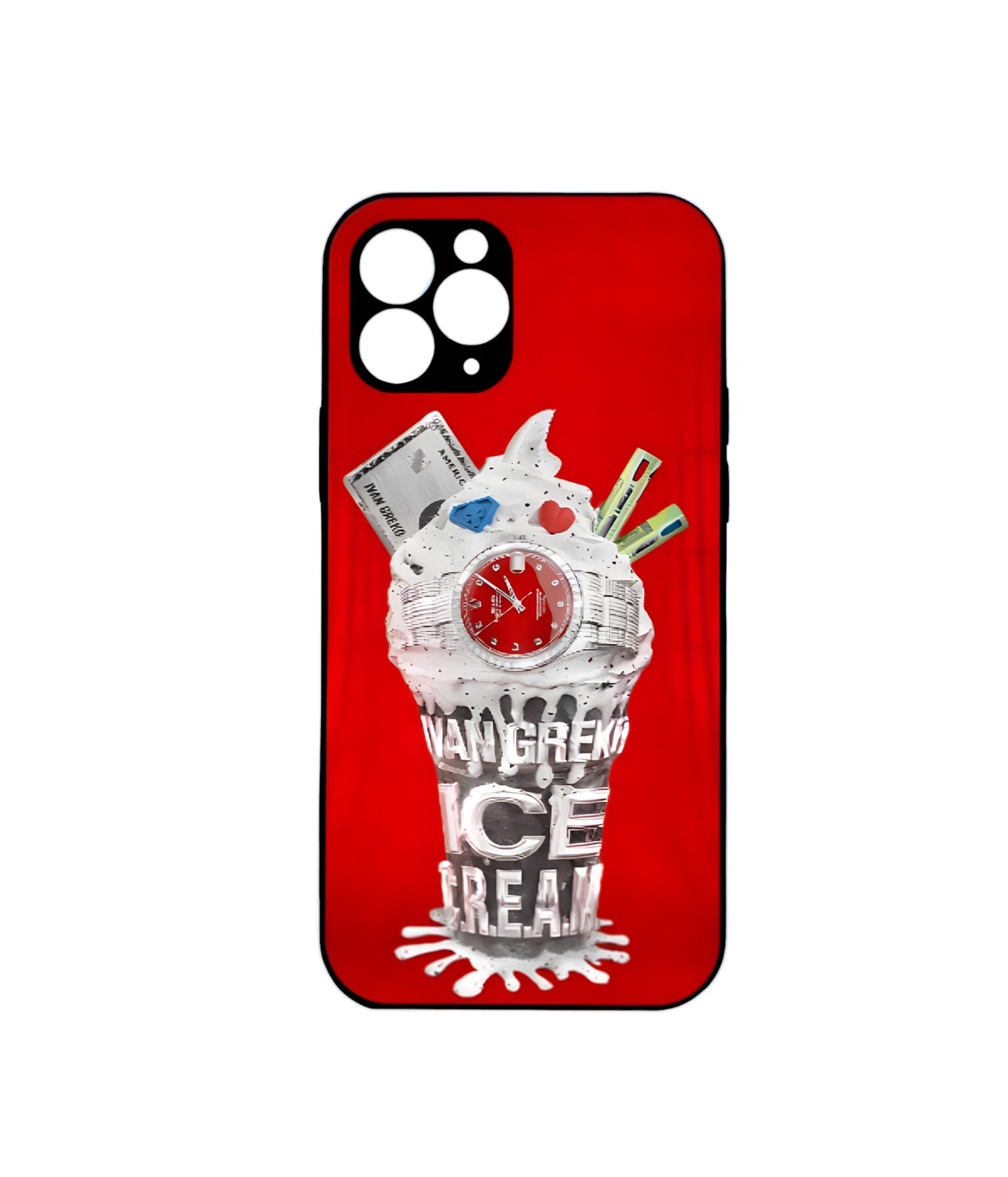 ICE C.R.E.A.M Red phone case