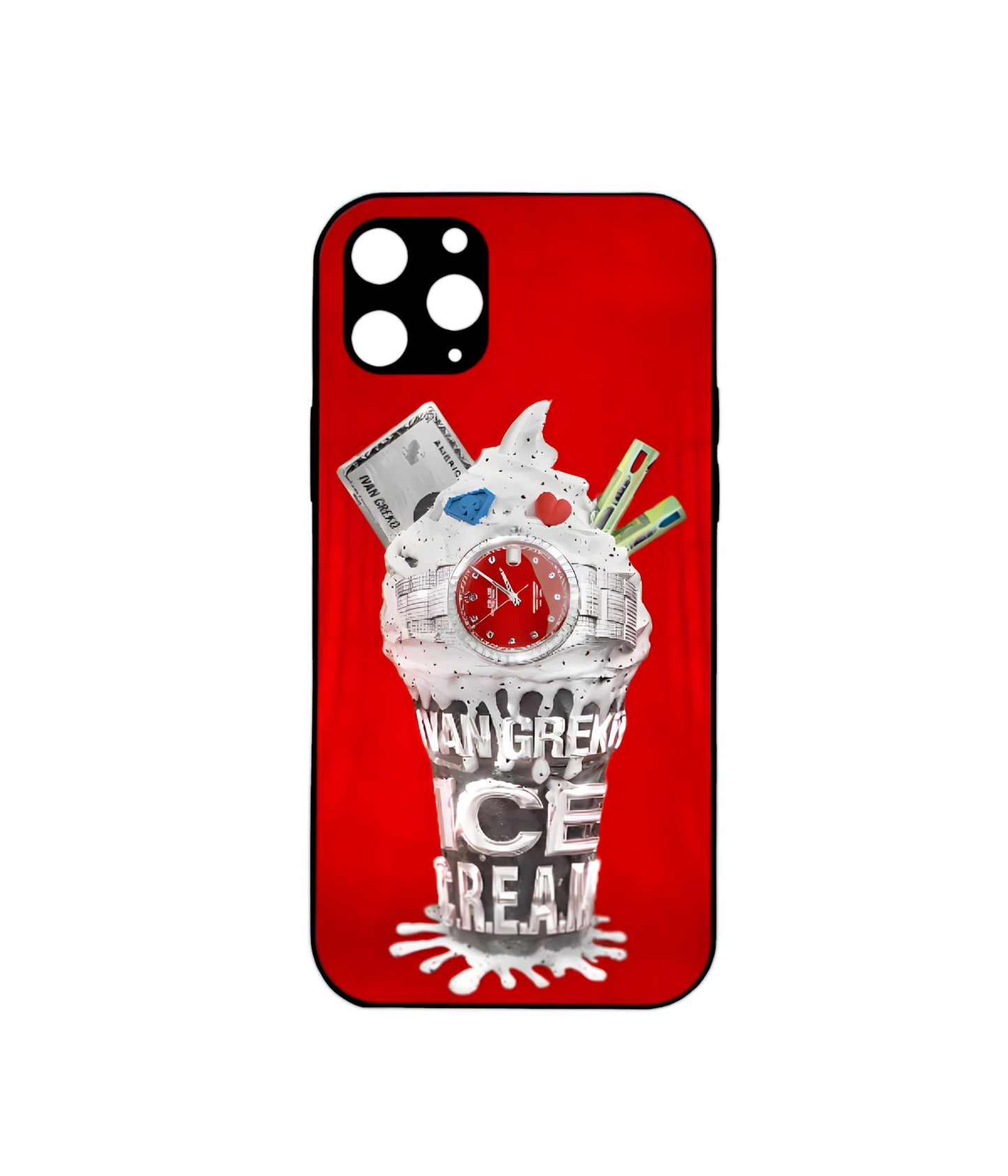 ICE C.R.E.A.M Red phone case