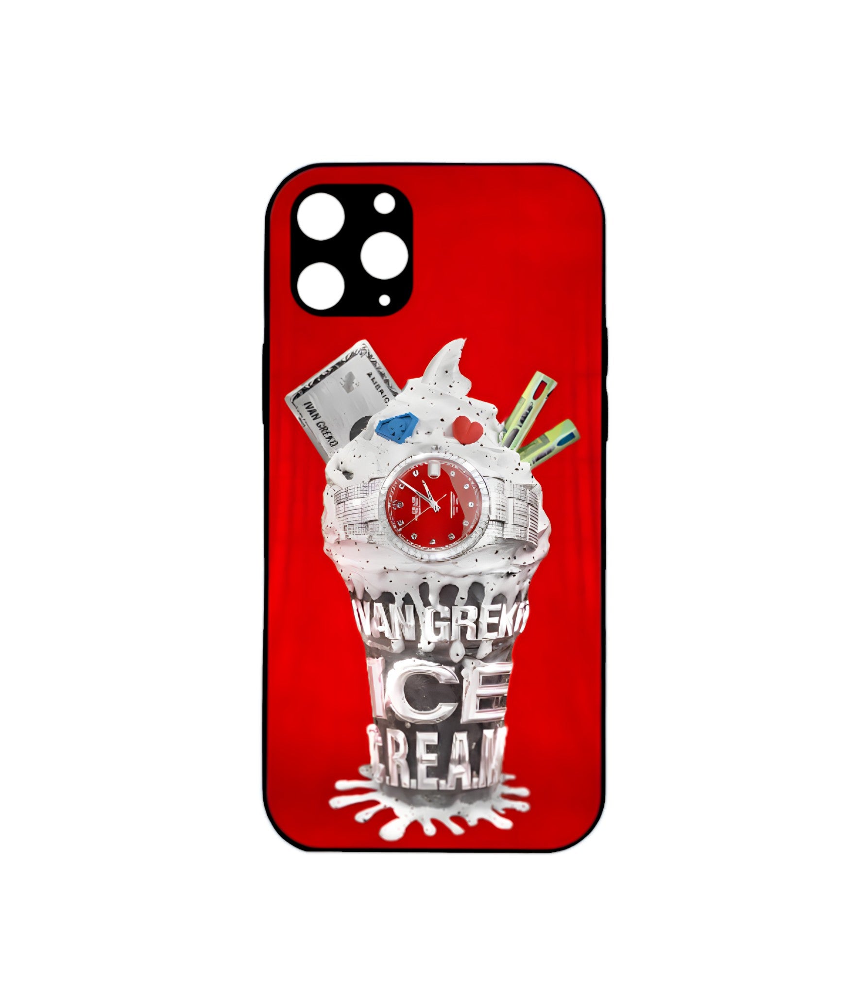 ICE C.R.E.A.M Red phone case