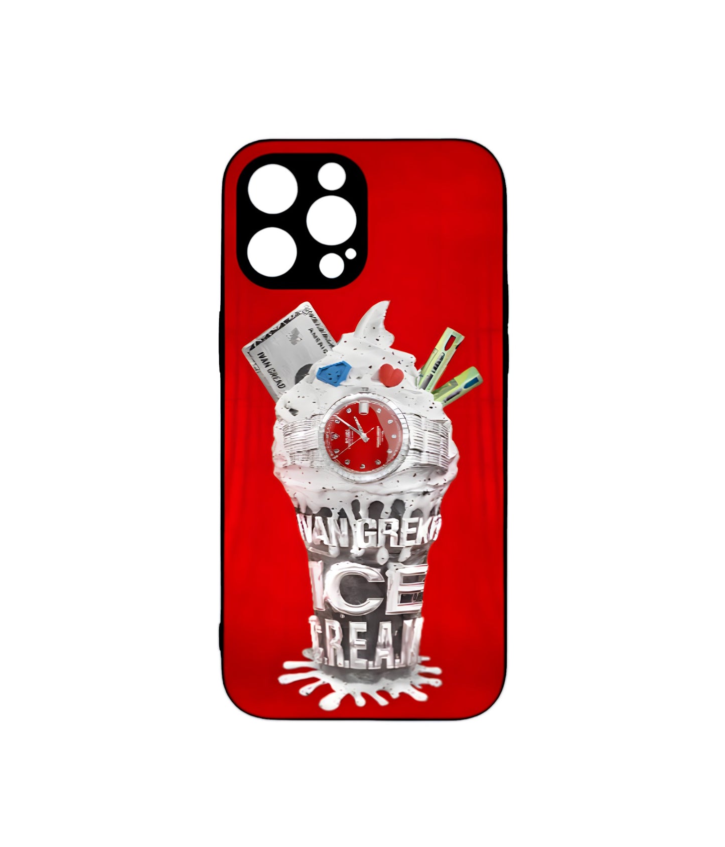 ICE C.R.E.A.M Red phone case