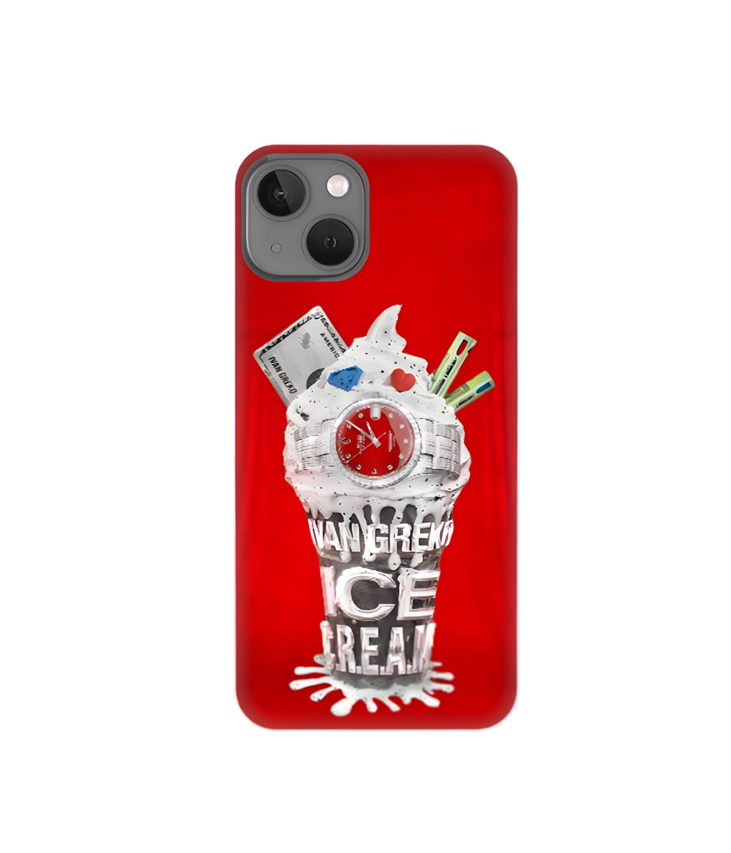 ICE C.R.E.A.M Red phone case