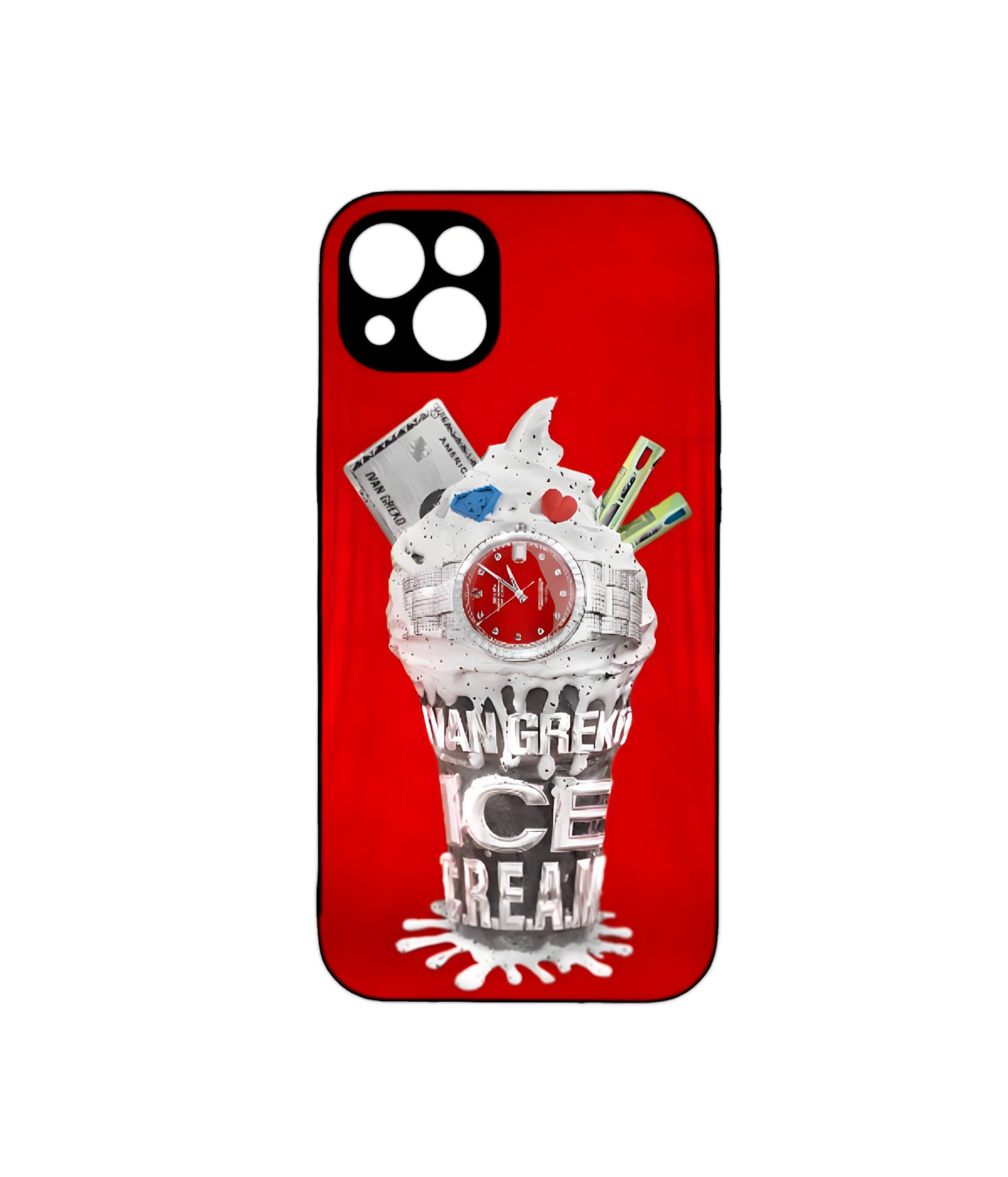 ICE C.R.E.A.M Red phone case