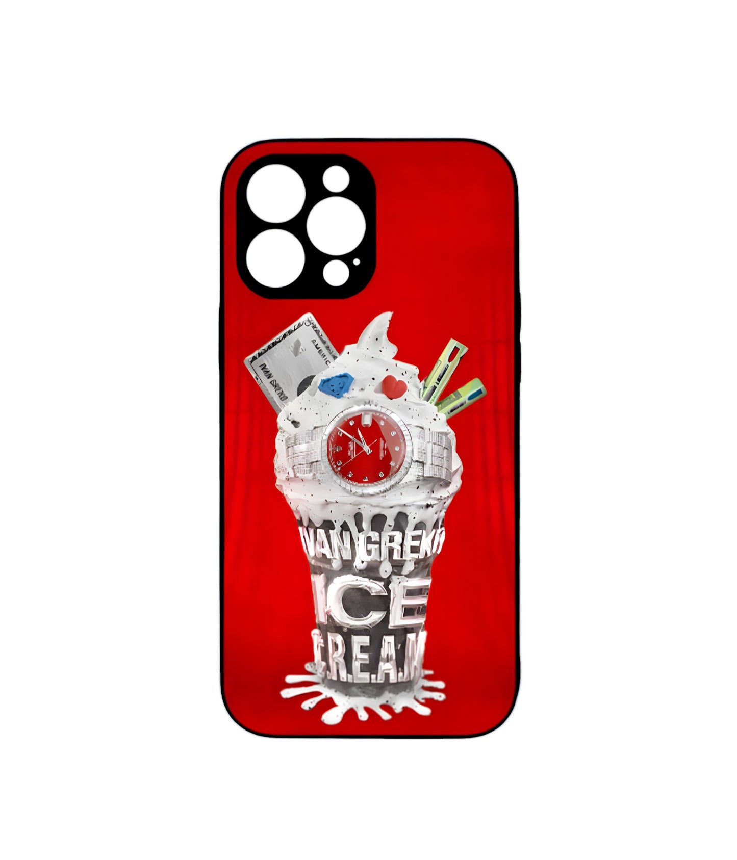 ICE C.R.E.A.M Red phone case