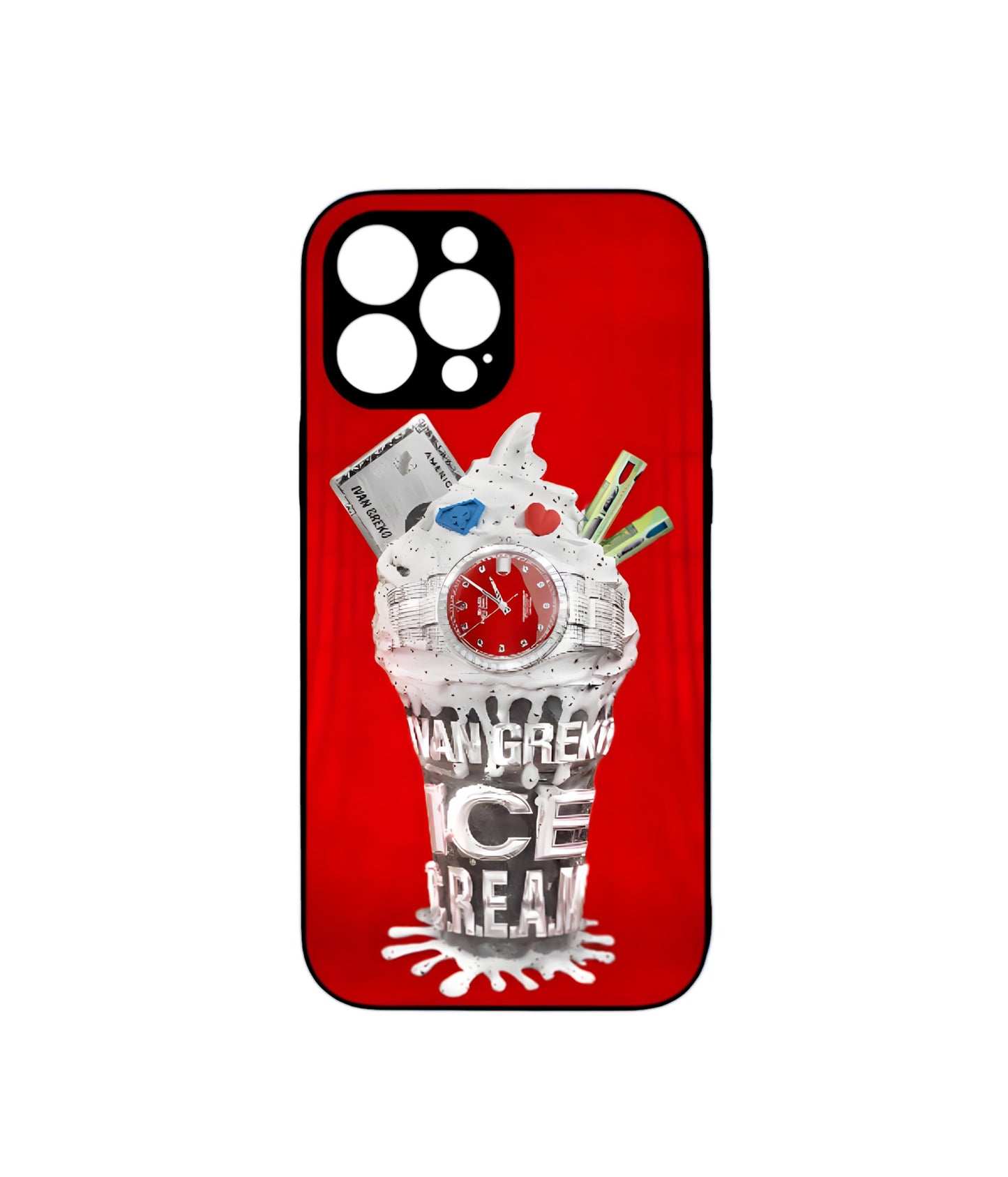 ICE C.R.E.A.M Red phone case