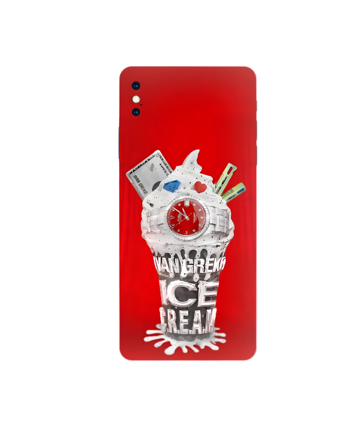 ICE C.R.E.A.M Red phone case