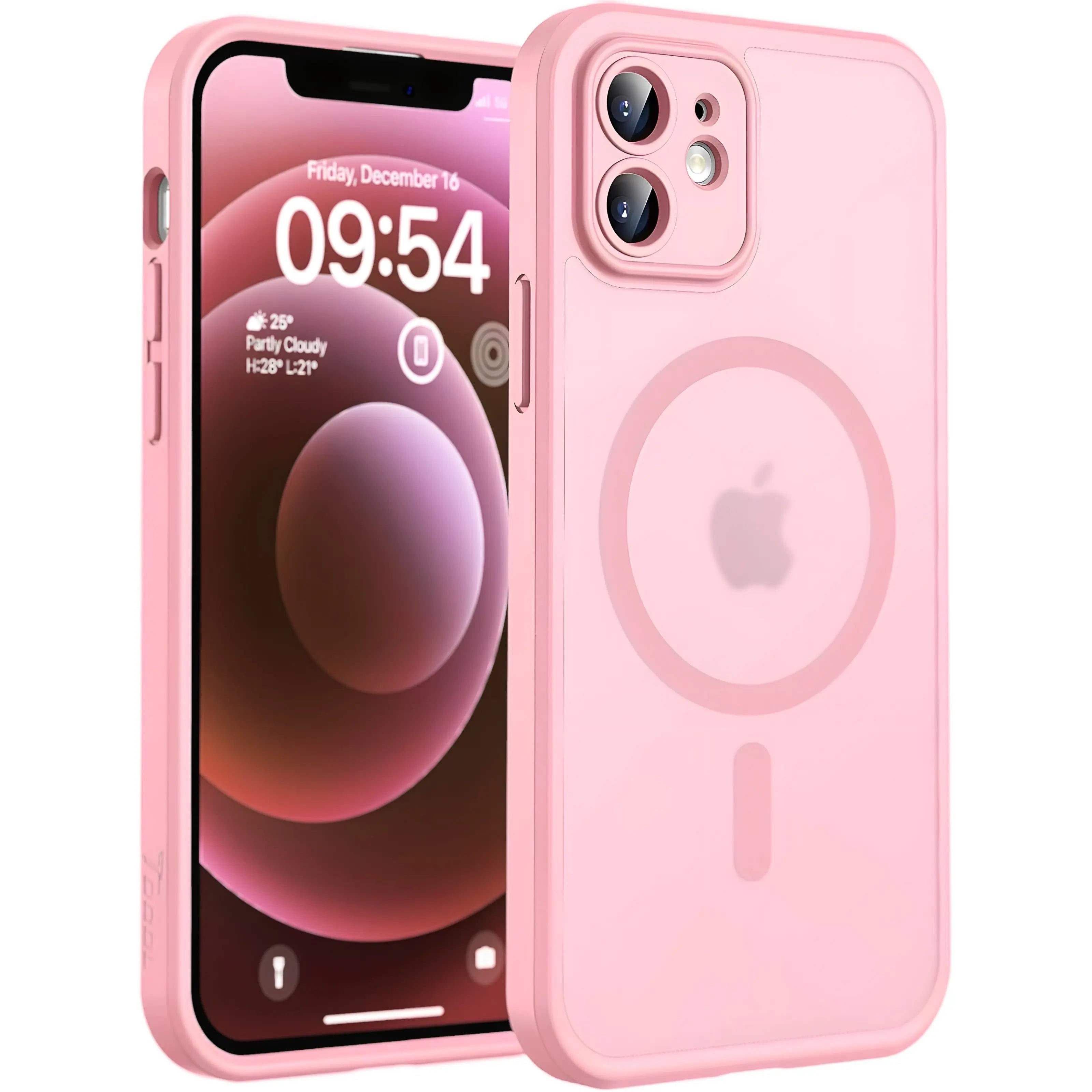 Pink MagSafe phone case