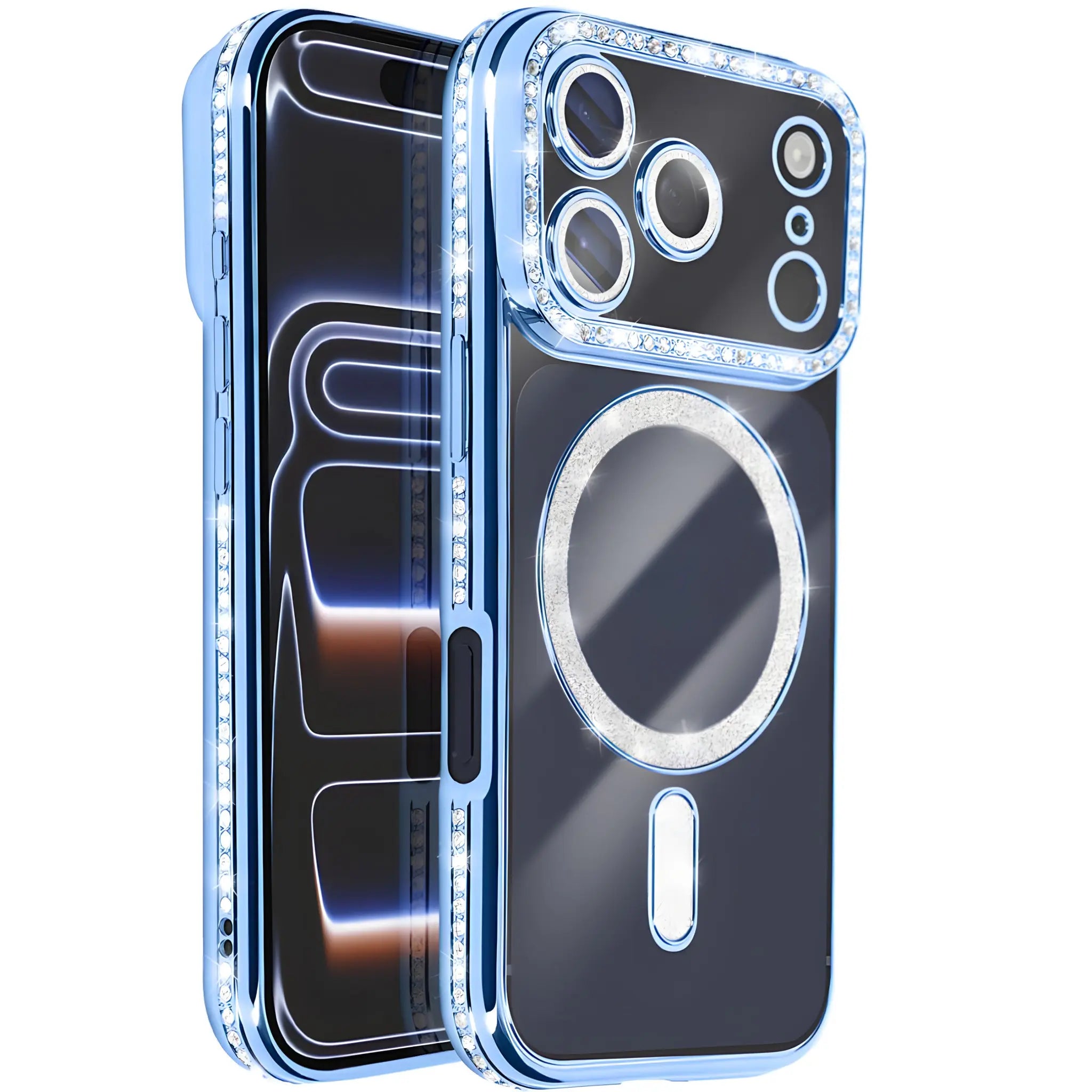 Blue Diamond MagSafe phone case