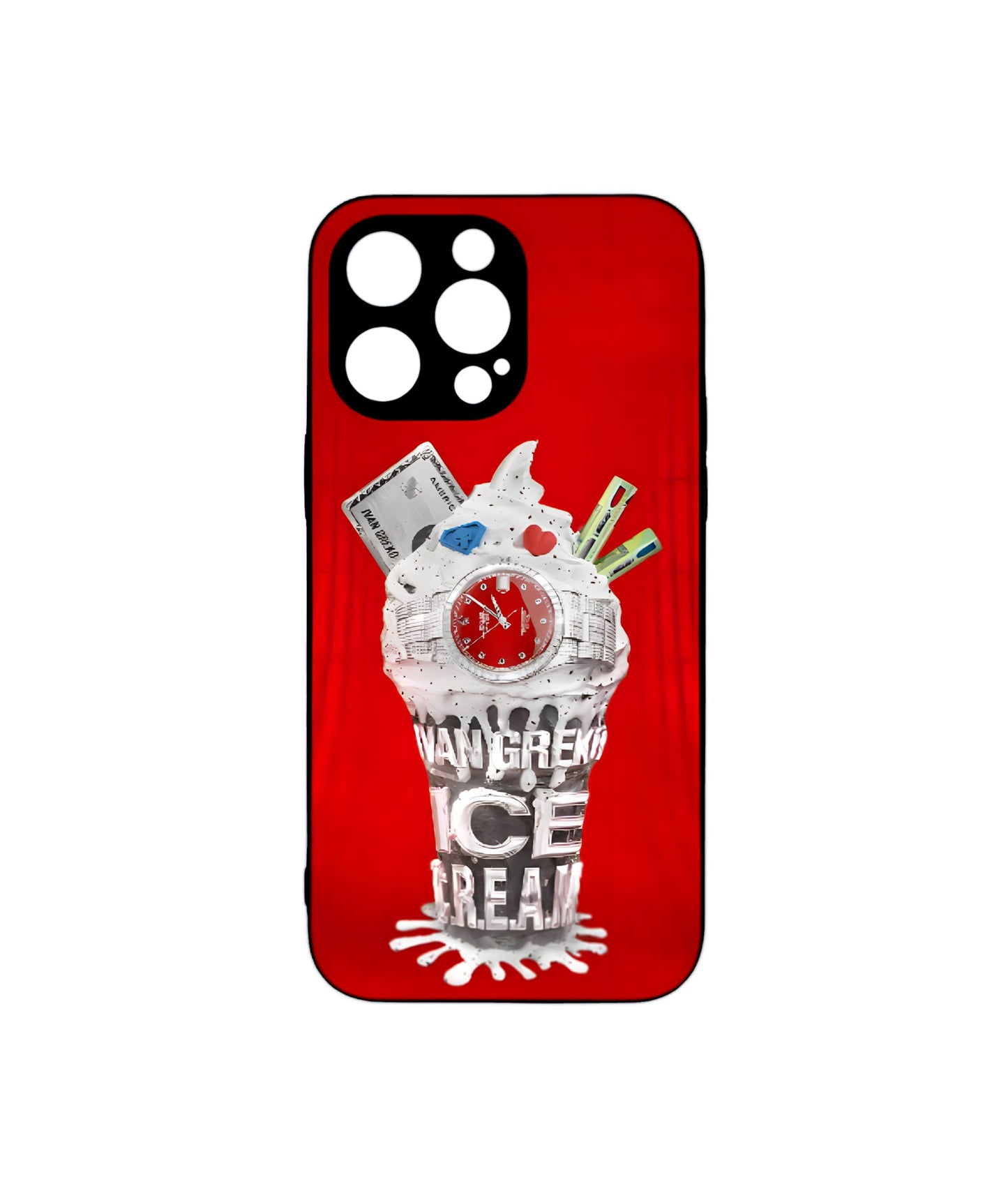 ICE C.R.E.A.M Red phone case