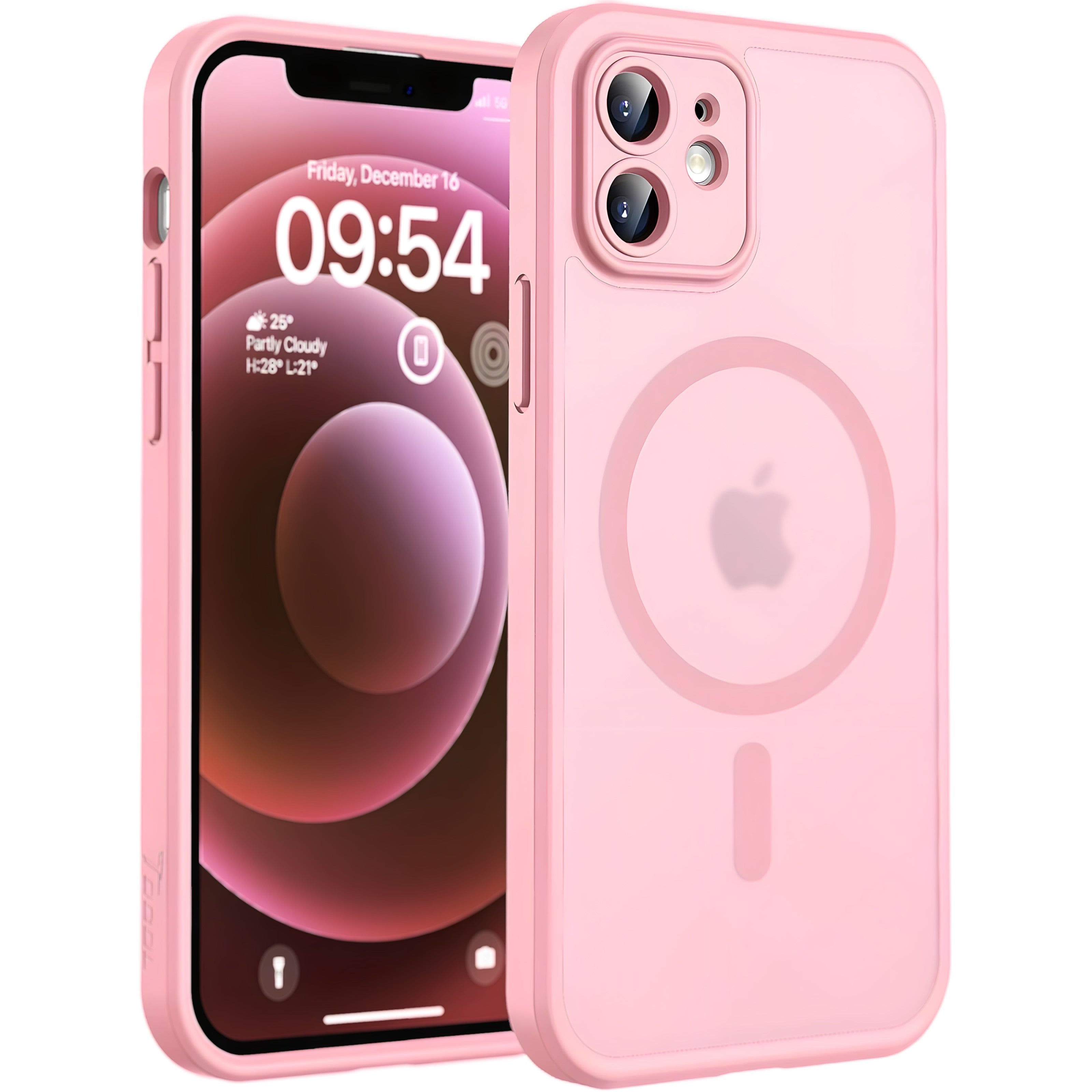 Pink MagSafe phone case