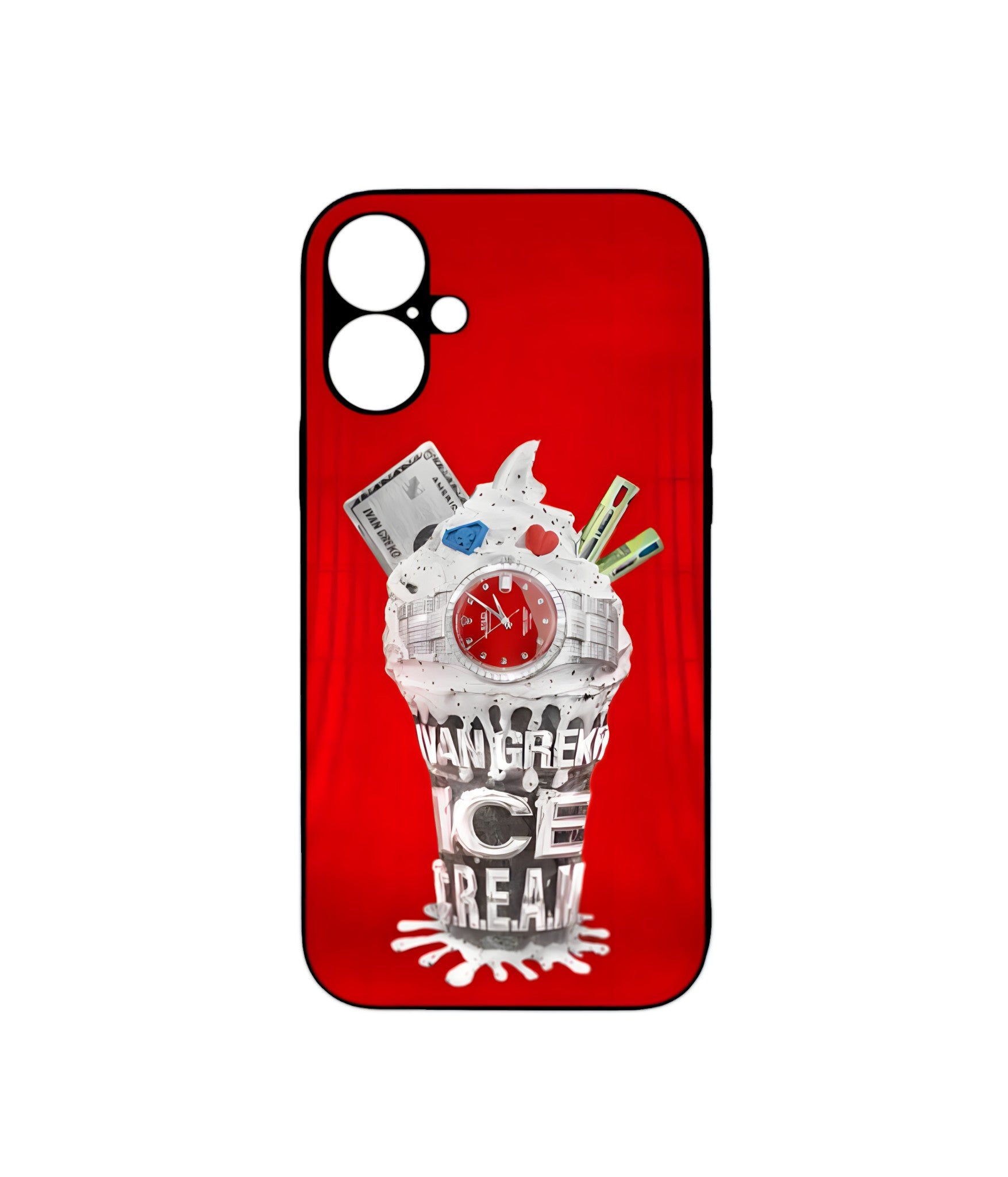 ICE C.R.E.A.M Red phone case