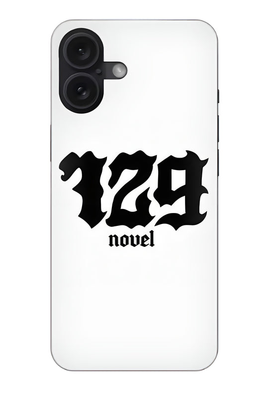 NOVEL 729 White Logo phone case