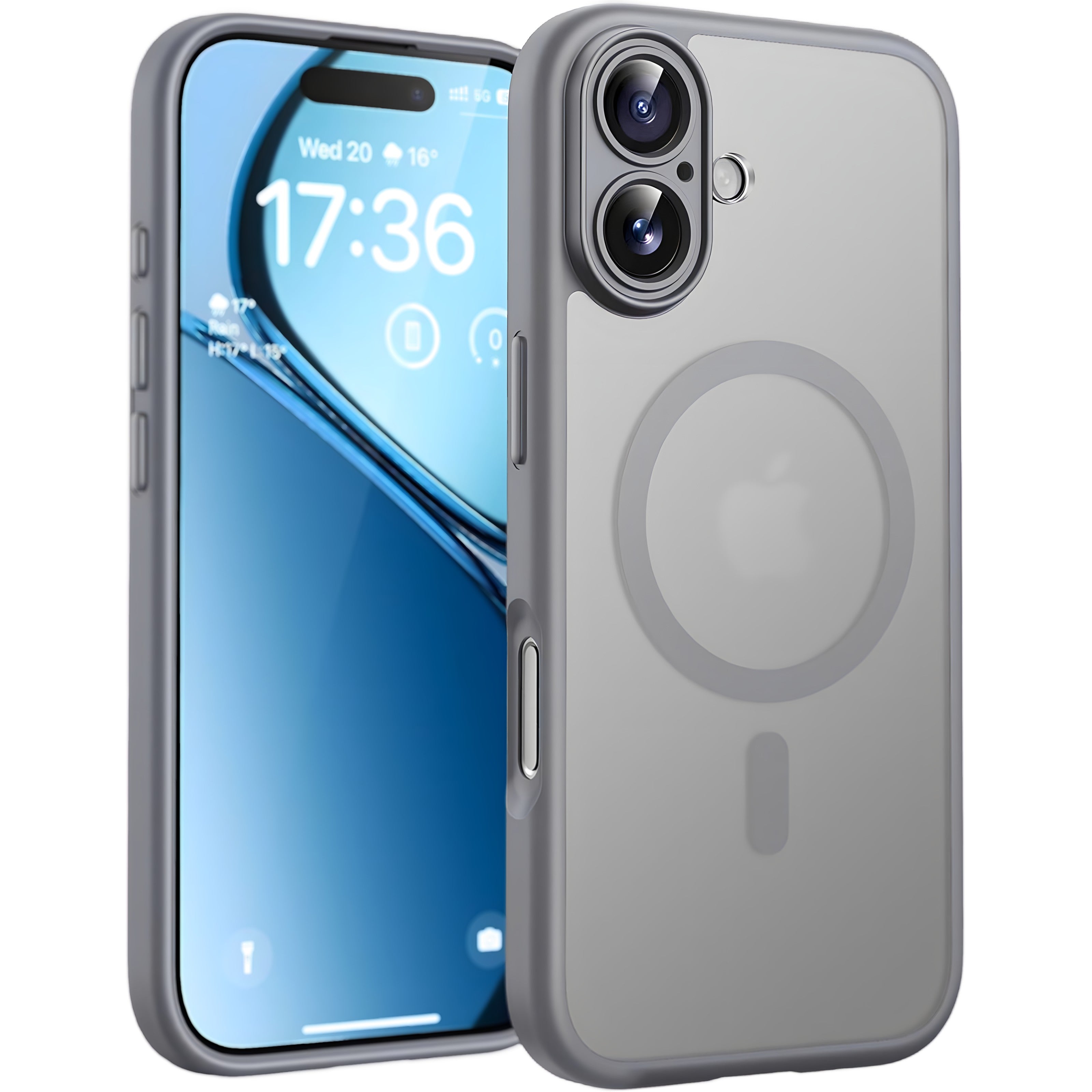 Grey MagSafe phone case