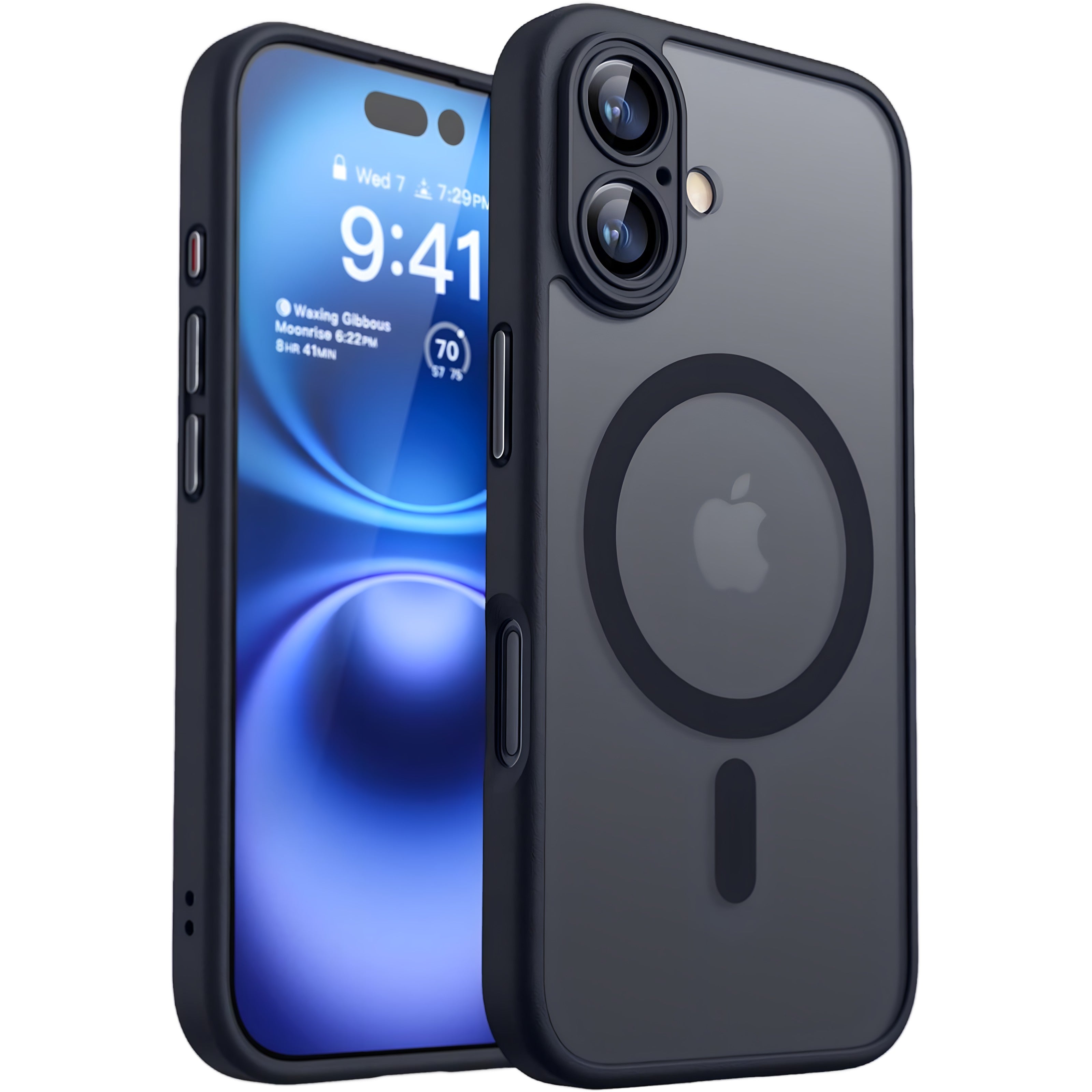 Black MagSafe phone case