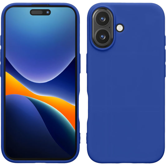 Blue Simple Silicone phone case